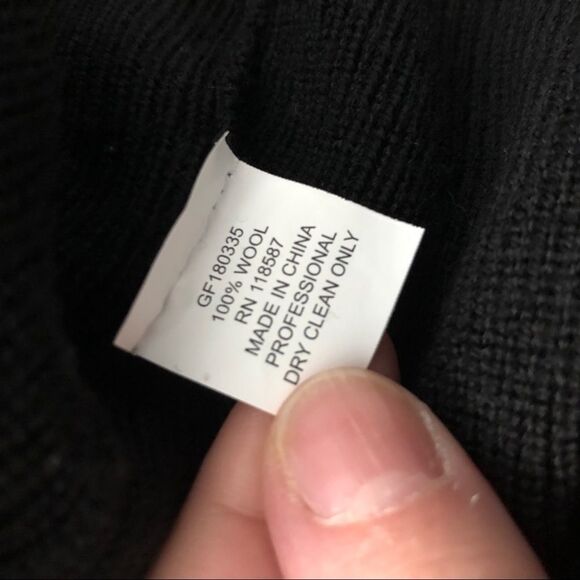 Jason Wu Grey long sleeve black wool midi dress - Picture 10 of 13